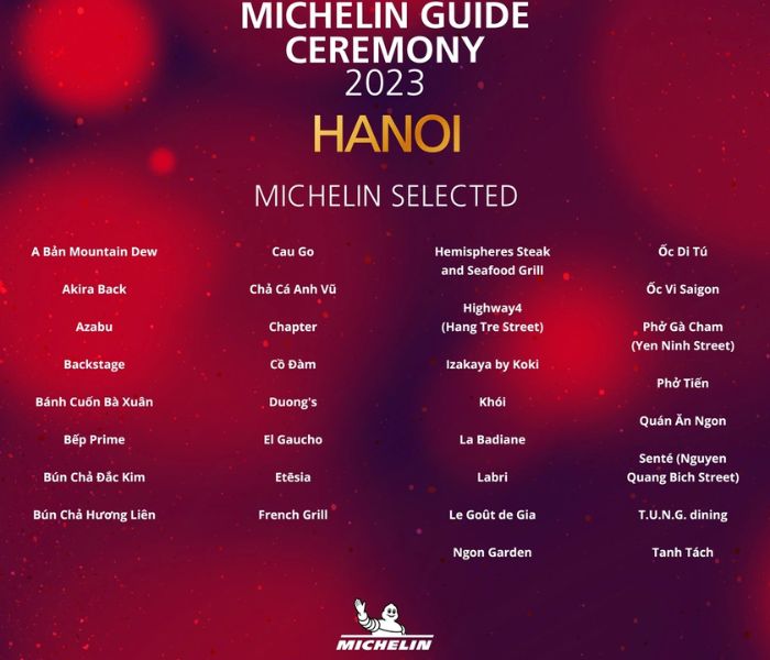 Danh hiệu Michelin danh giá của Bún chả Obama