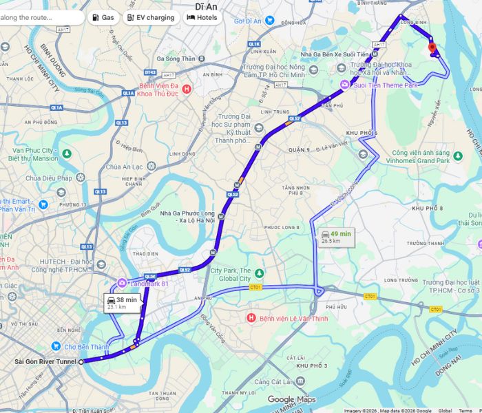 Hướng dẫn chi tiết cách di chuyển đến Chùa Bửu Long