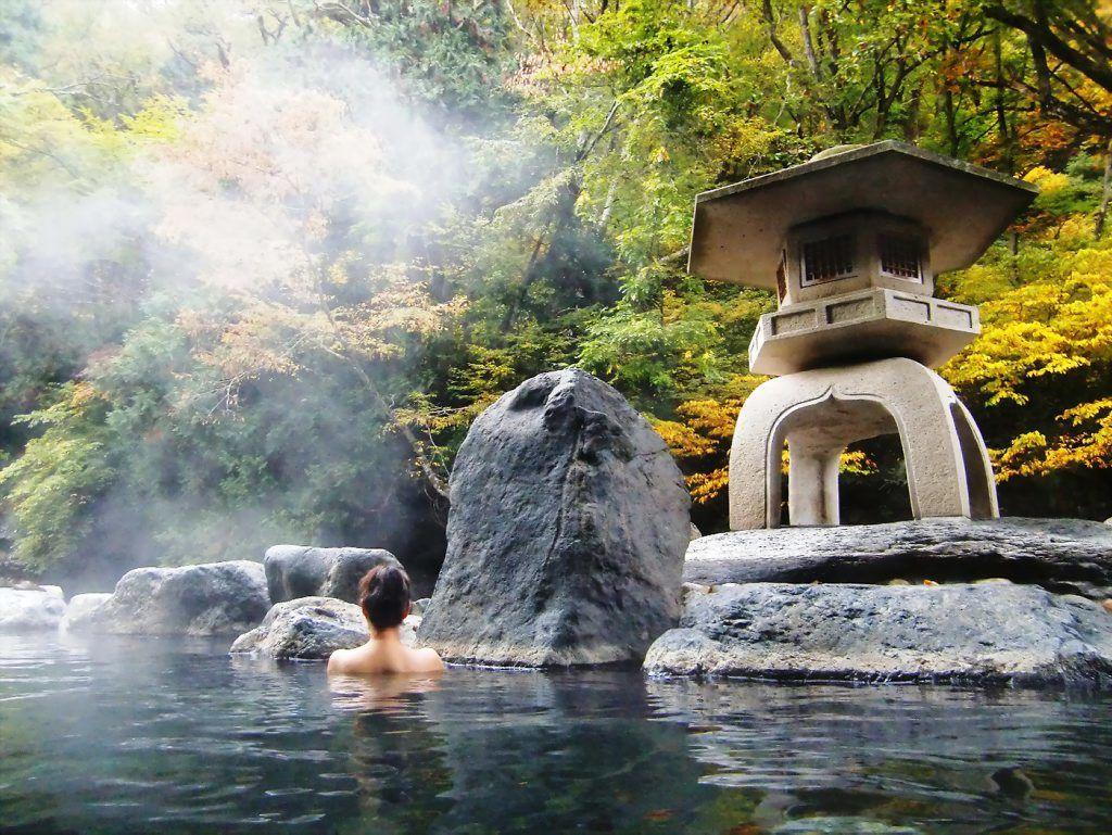 Tắm Onsen, tắm khoáng nóng tự nhiên Núi Thần Tài thư giãn cực chill