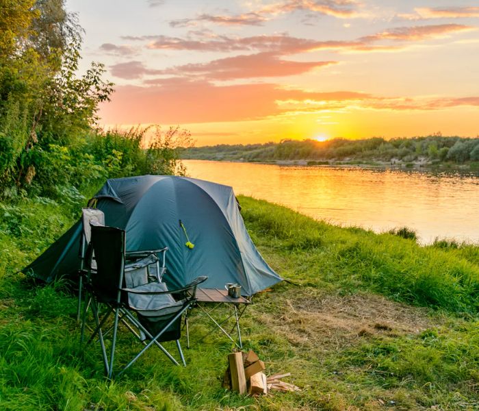Đổi mới không gian lưu trú: Cắm trại ngoài trời