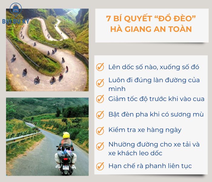 Bí quyết lái xe an toàn trên đường phượt Hà Giang