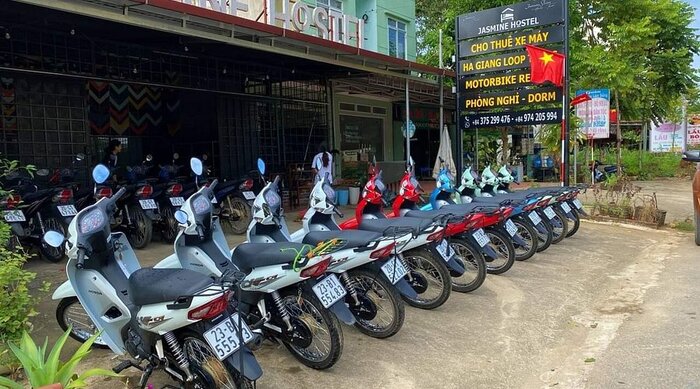 Thuê xe máy Jasmine (A Táo) – Hệ sinh thái du lịch bụi